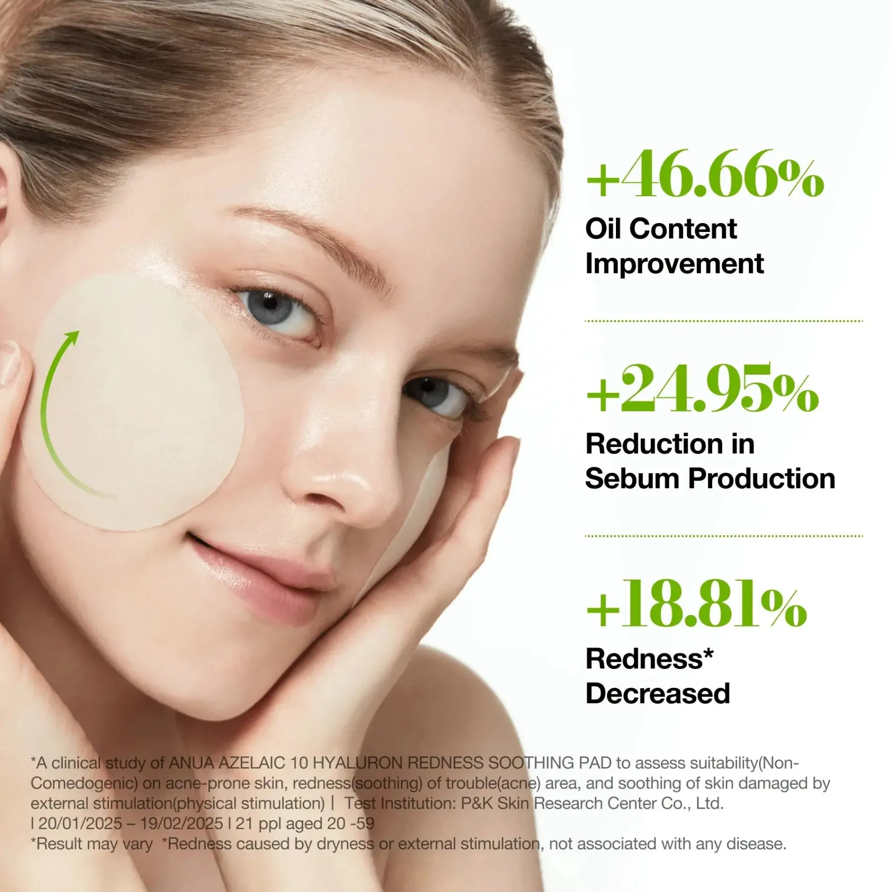 Online Acid 10 Hyaluron Redness Soothing Pad Hauptzutat|Toner Pads