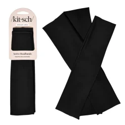 Best Active Headbands 3pc Set Black Haarpflege-Routinen & Sets