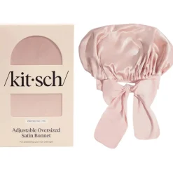 Clearance Adjustable Oversized Satin Bonnet Blush Curly & Coily Accessories|Hair Growth