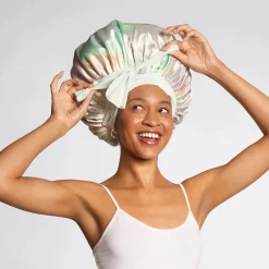 New Adjustable Oversized Satin Bonnet Aura Curly & Coily Accessories|Hair Growth