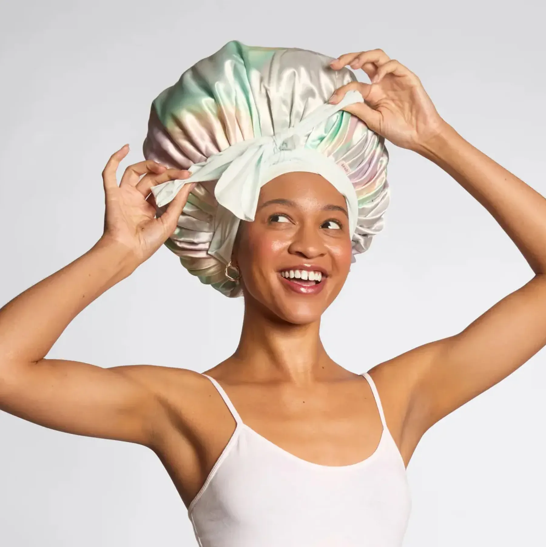 New Adjustable Oversized Satin Bonnet Aura Curly & Coily Accessories|Hair Growth