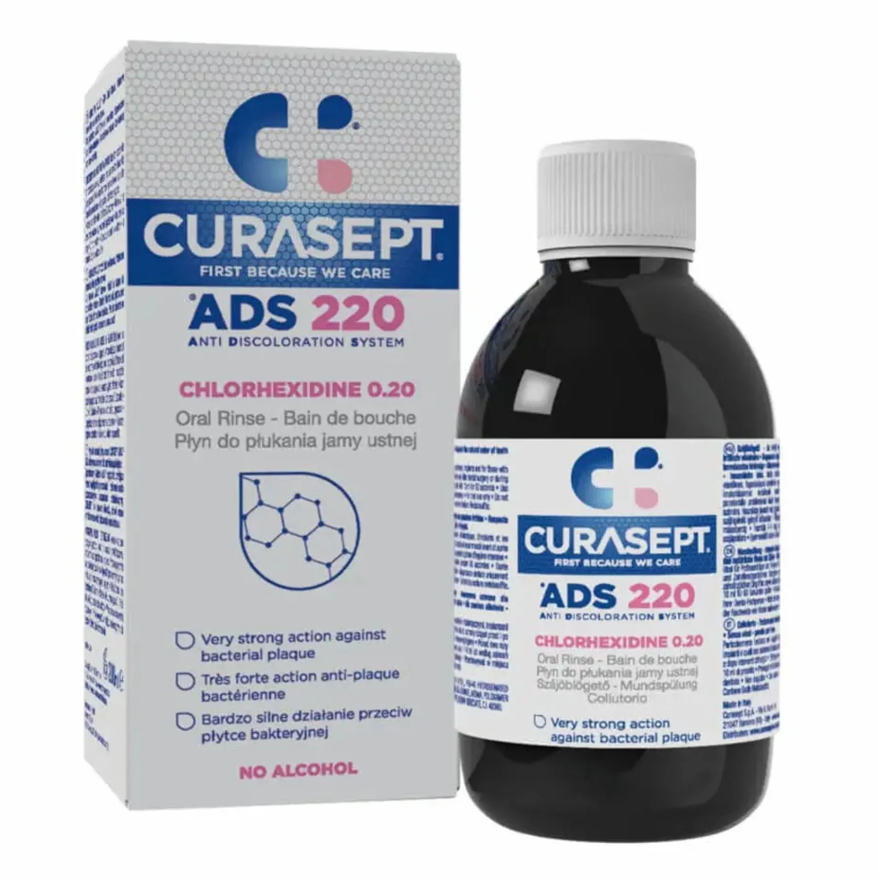 Online Ads Mouthwash 220 0,20% Chloorhexidine Mundwasser