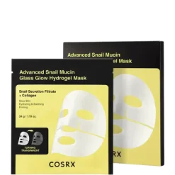 New Advanced Snail Mucin Glass Glow Hydrogel Mask 3-Pack Hauptzutat|Gesichtsmasken
