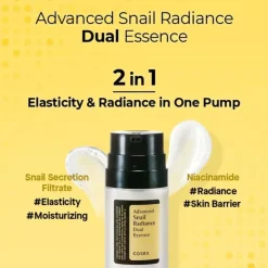 Online Advanced Snail Radiance Dual Essence Hauptzutat|Aufhellendes Serum