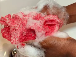 African Net Sponge Sapo White Everything Shower|Net Sponge