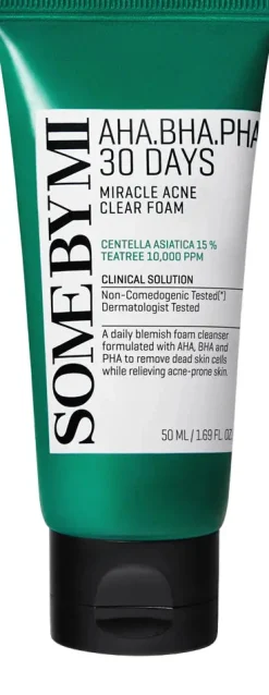 Sale AHA BHA PHA 30 Days Miracle Acne Clear Foam 50 ml. Hauptzutat|Reinigungsmittel