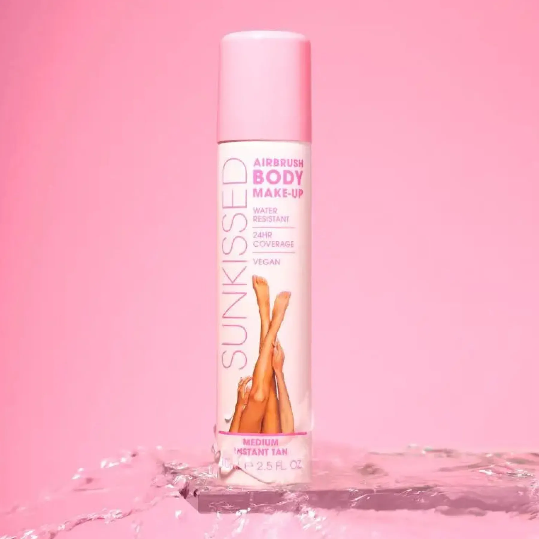 Hot Airbrush Body Make Up Medium Tanning Spray|Instant Tan