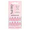Hot Almond Blush Pink Acrylic Nails Künstliche Nägel