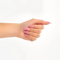 Hot Almond Blush Pink Acrylic Nails Künstliche Nägel