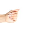 New Almond Pink French Glaze Nails Künstliche Nägel