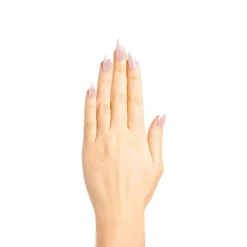 New Almond Pink French Glaze Nails Künstliche Nägel