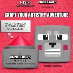 Sale A Minecraft Movie Cheeky Mob Balms Blush Wolfin' Around Rouge