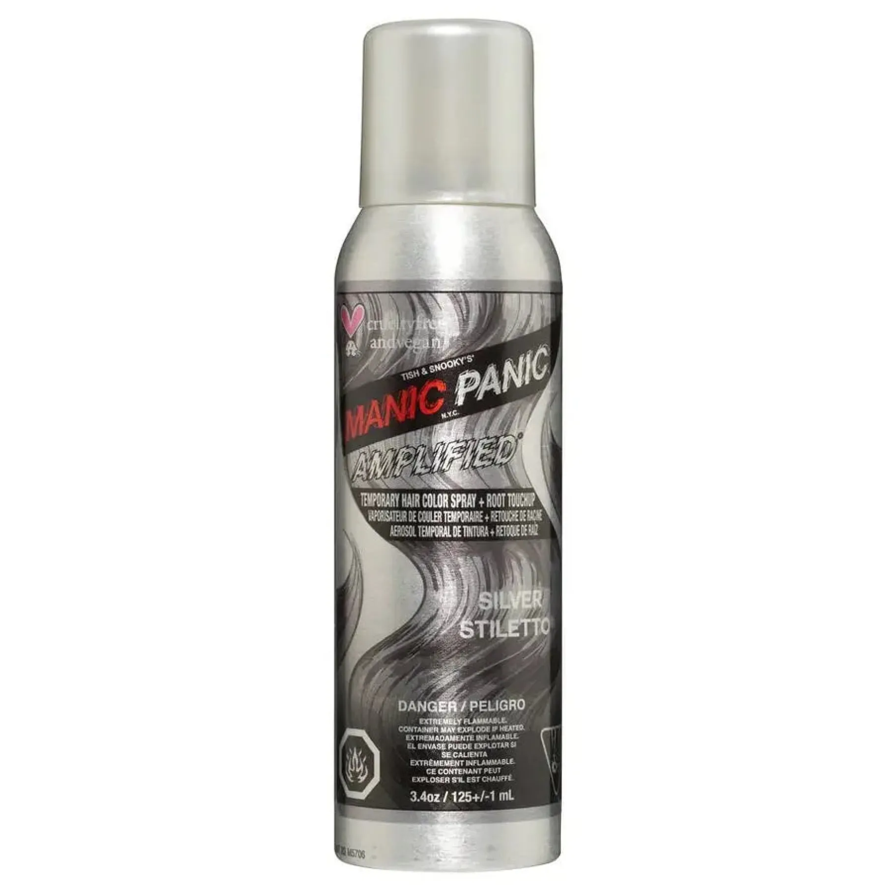 Amplified Spray Silver Stiletto Haarfärbemittel|Vegane Haarpflege