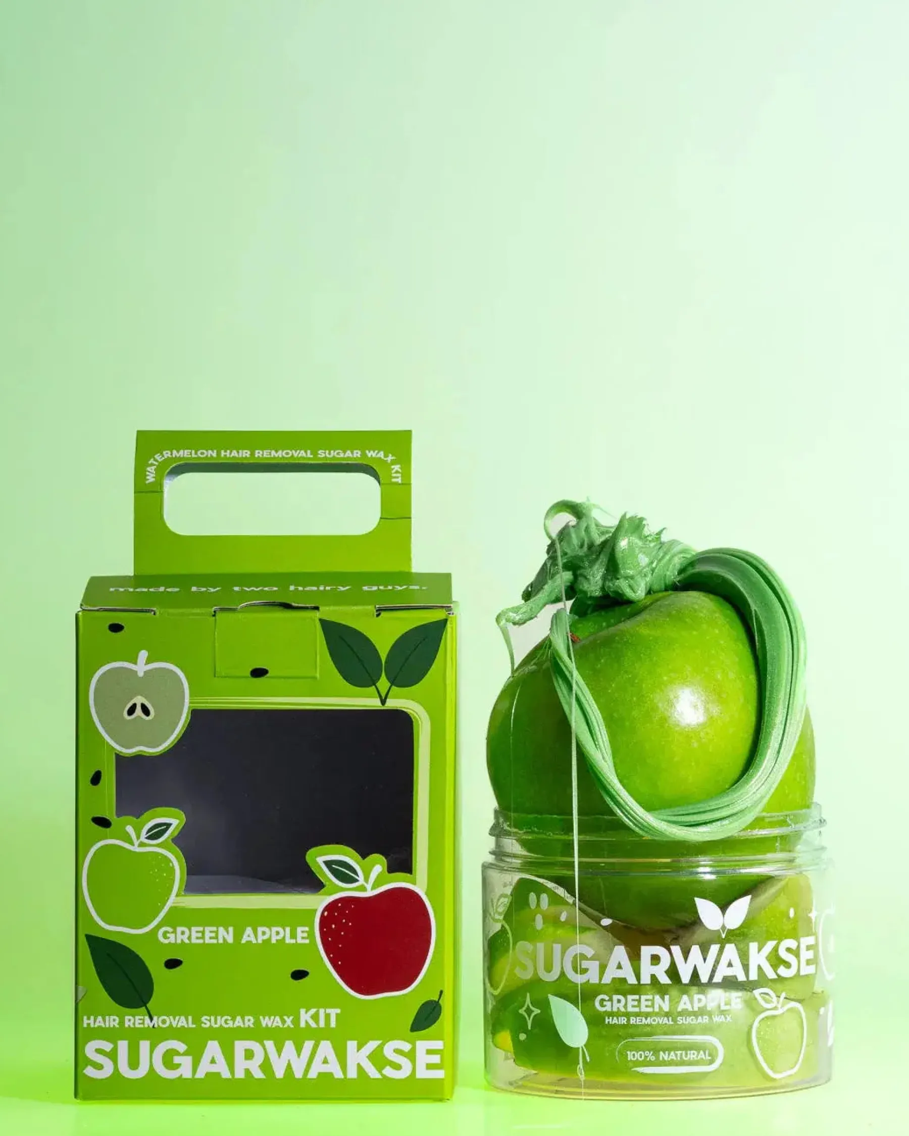Outlet Apple Sugar Wax Kit Vegan Pflege|Rasieren & Enthaarung