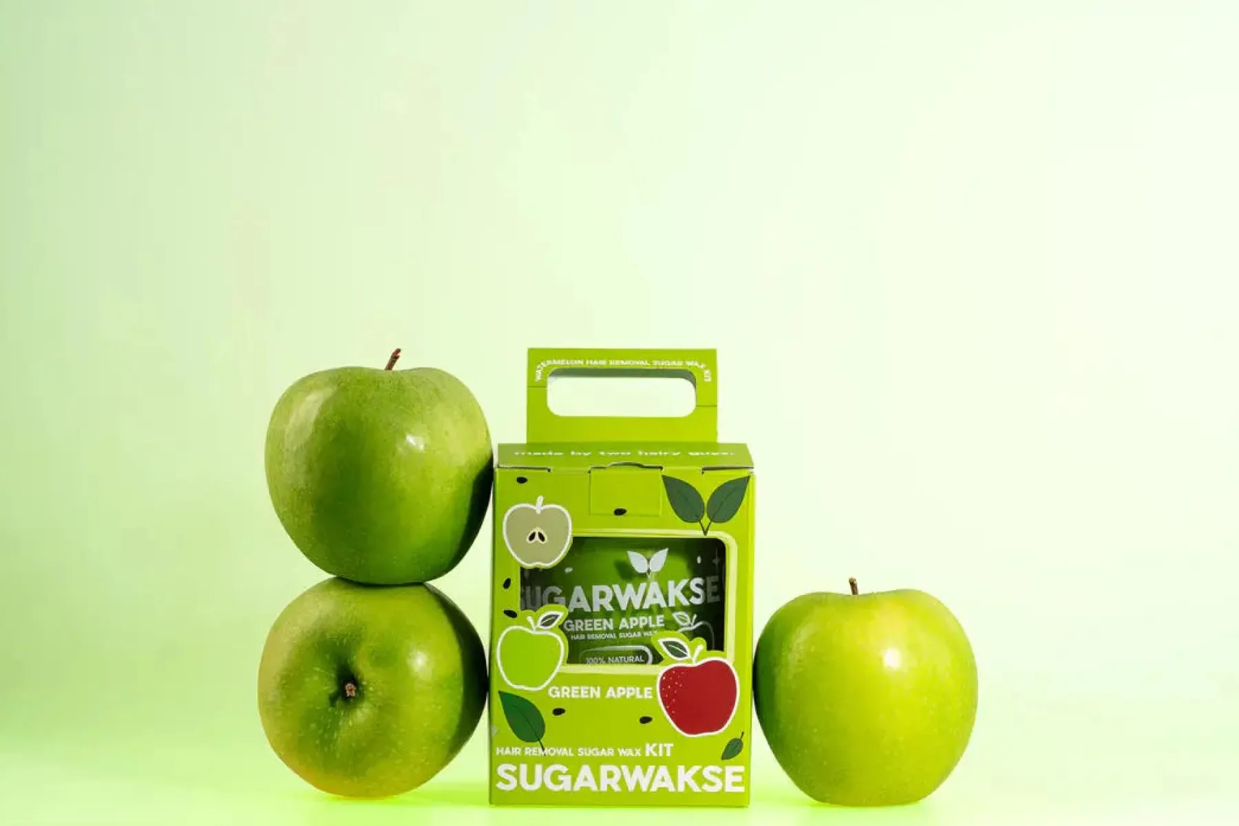 Outlet Apple Sugar Wax Kit Vegan Pflege|Rasieren & Enthaarung