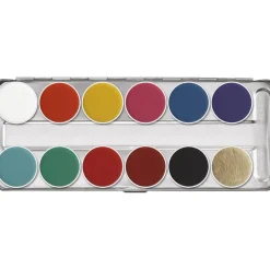 Aquacolor 12 Color Palette FP Schminke|Schminke