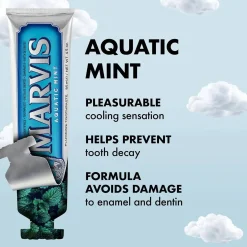 Outlet Aquatic Mint Toothpaste 85 ml Zahnaufhellung|Zahnpasta