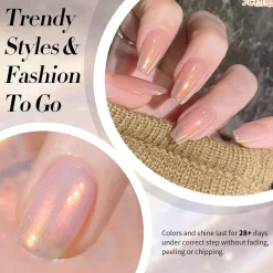 Outlet Aurora Gel Polish JG01 Aurora Borealis Veganer Nagellack