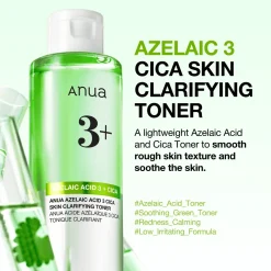 Clearance Azelaic Acid 3 Cica Skin Clarifying Toner Vegan Pflege|Toners