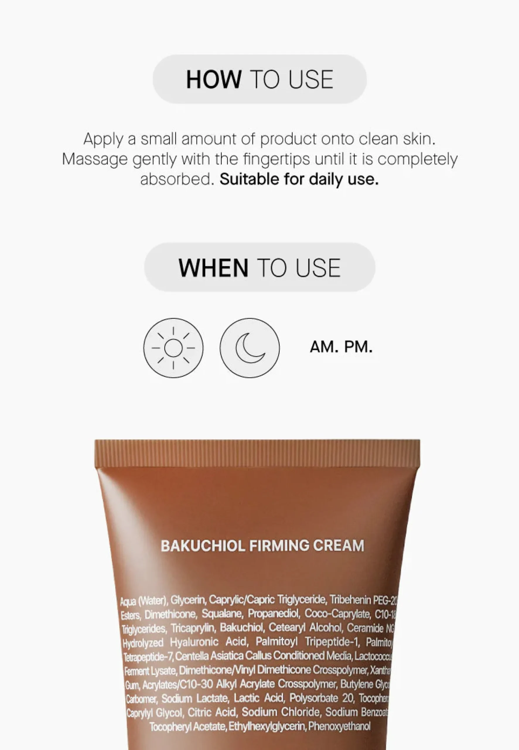 Best Bakuchiol Firming Cream Vegan Pflege
