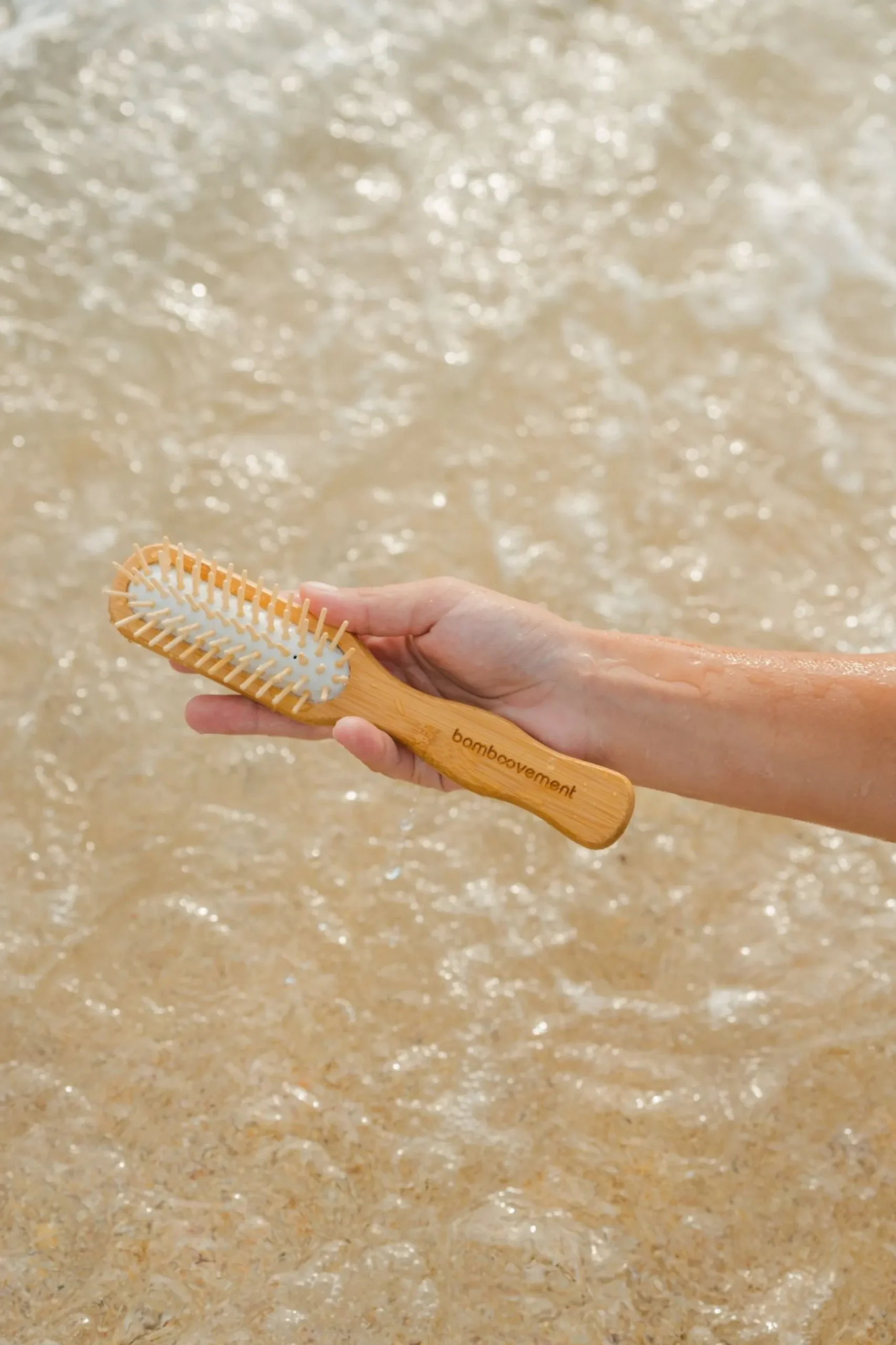 New Bamboo Detangling Brush Haarprobleem|Vegane Haarpflege