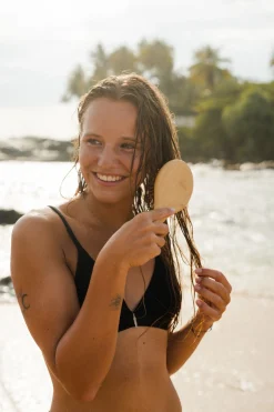 Hot Bamboo Oval Hairbrush Haarprobleem|Vegane Haarpflege