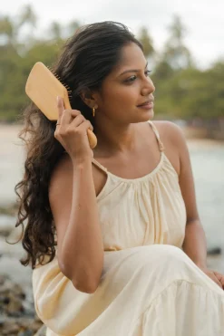 Bamboo Paddle Brush Haarprobleem|Vegane Haarpflege