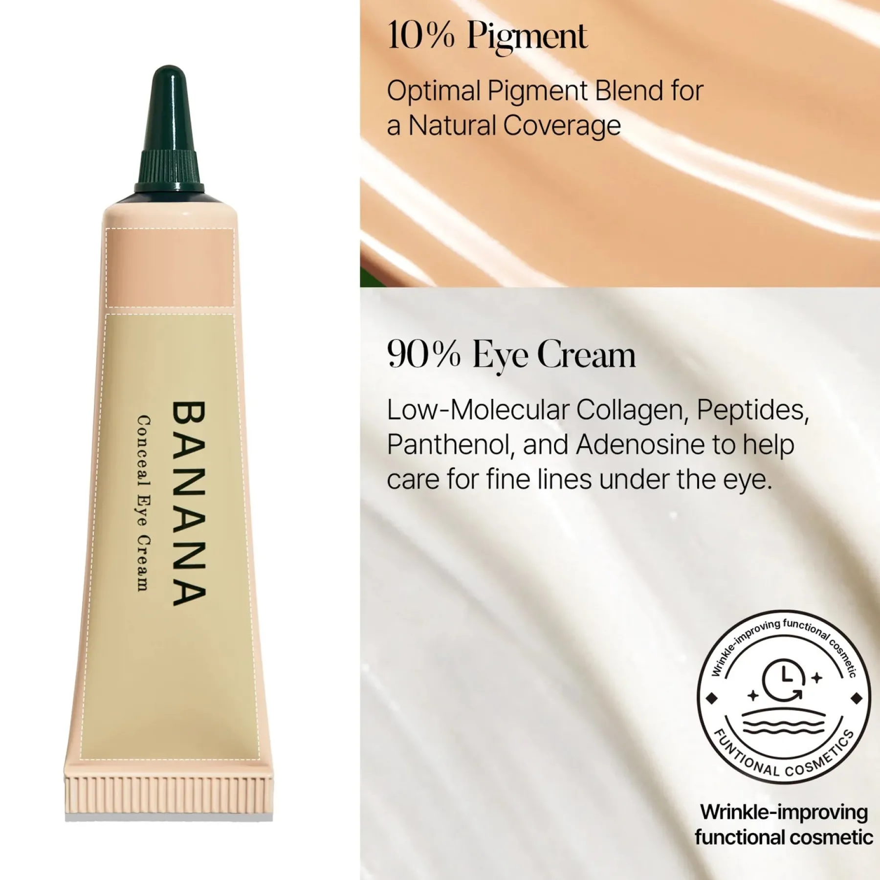 Clearance Banana Conceal Eye Cream Augencreme|Hauptzutat