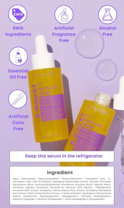 Online B-Boost 1% Kojic Acid Serum Hauptzutat|Anti-Unreinheiten-Serum