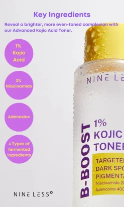 Clearance B Boost 1% Kojic Acid Toner Toners|Hauptzutat