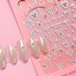 Clearance Bejeweled Nail Art Sticker Angelfire Flutter Nagelkunst