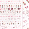 New Bejeweled Nail Art Sticker Coquette Roses Nagelkunst