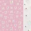 New Bejeweled Nail Art Sticker Dreamy Ribbon Bows Nagelkunst