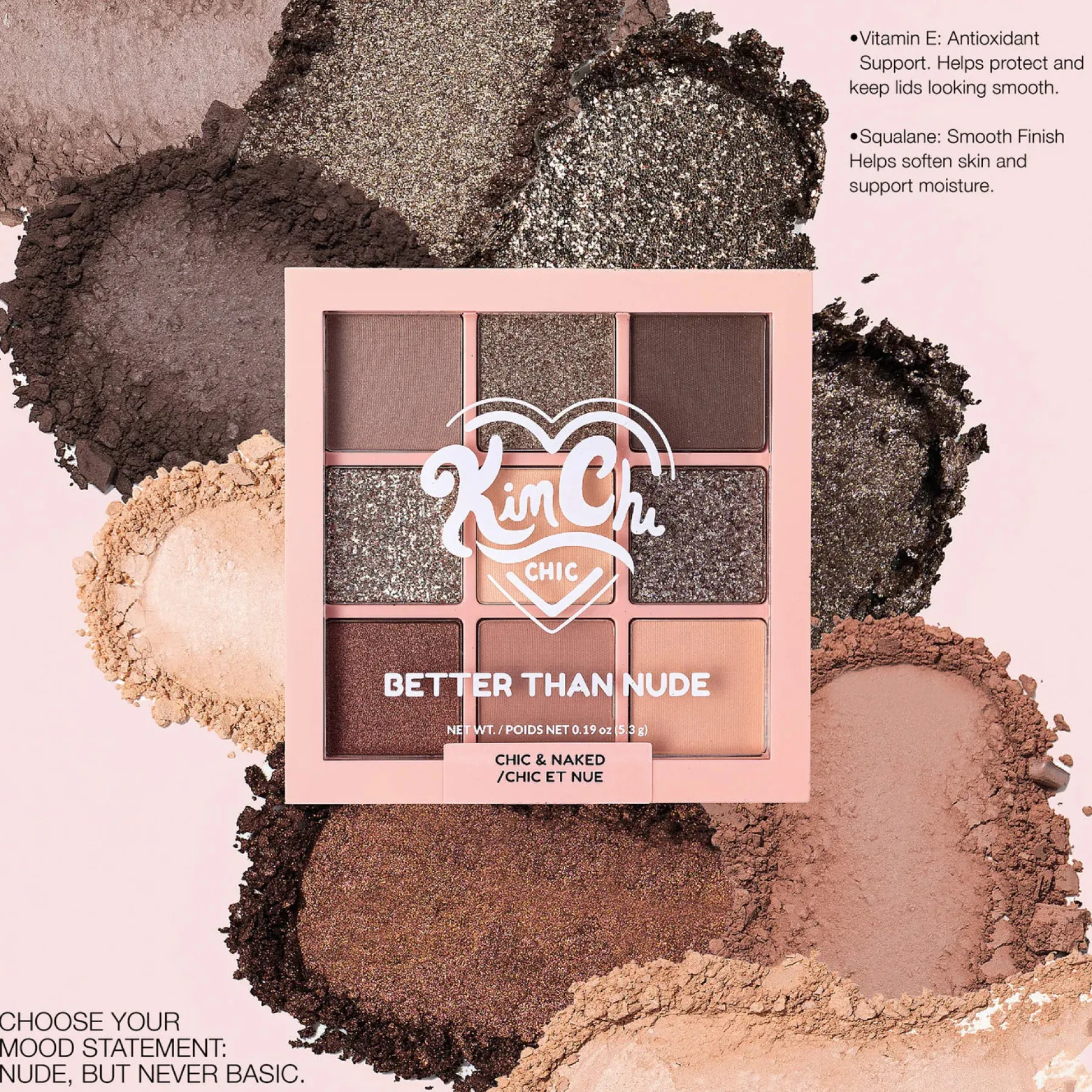 Best Better Than Nude Chic & Naked Clean Beauty|Lidschatten