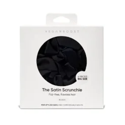 Online Big Satin Scrunchies Black 6 Pieces Haarpflege-Routinen & Sets|Haarprobleem