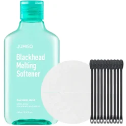 Blackhead Melting Softner & Cotton Pads & Cotton Swab Toners