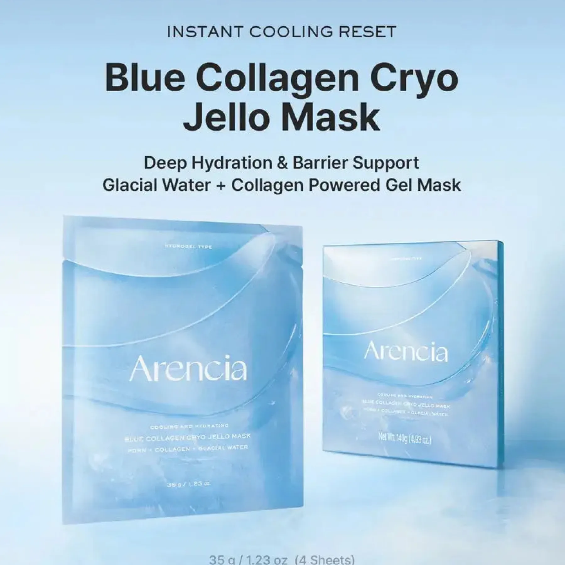 Discount Blue Collagen Cyro Jello Mask 4-Pack Hauptzutat|Gesichtsmasken