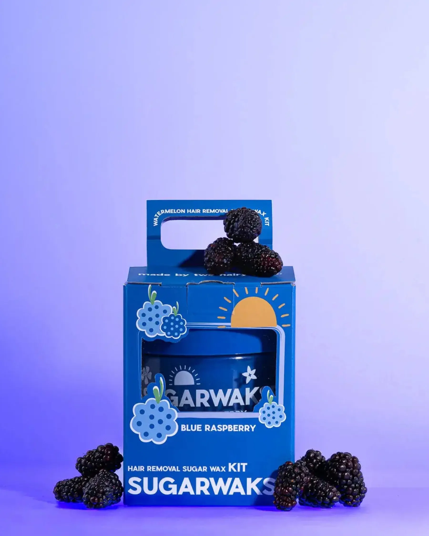 Hot Blue Raspberry Sugar Wax Kit Vegan Pflege|Rasieren & Enthaarung