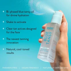 Best Blue Tansy Bi-Phased Facial Tan Mist Tanning Spray|Vegan Tanning