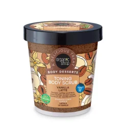 Clearance Body Desserts Toning Body Scrub Vanilla Latte Everything Shower|Scent Layering Vanilla