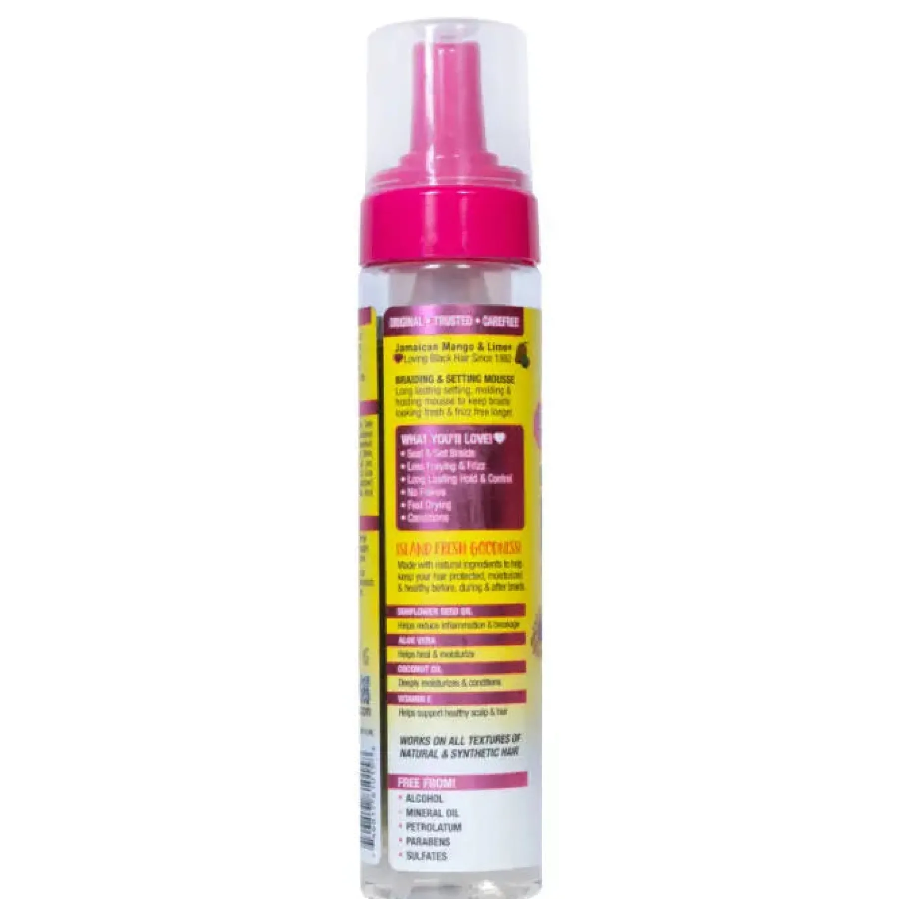 Clearance Braiding & Setting Mousse Haarschaum|Haarprobleem