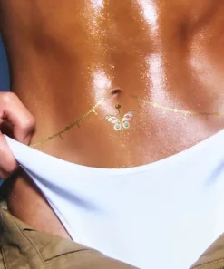 Discount Butterfly Belly Chain and Ring Bodybond Face Jewels