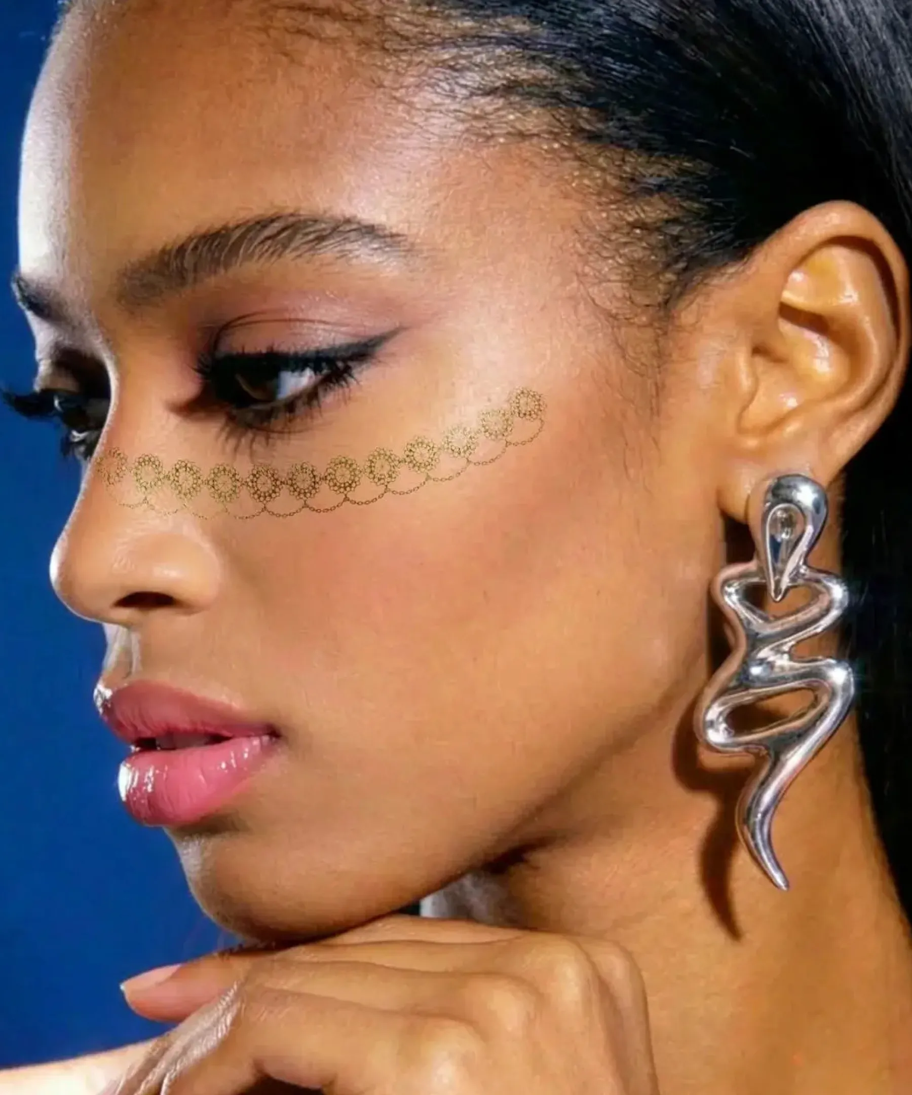 Clearance Chain Veil Bodybond Face Jewels