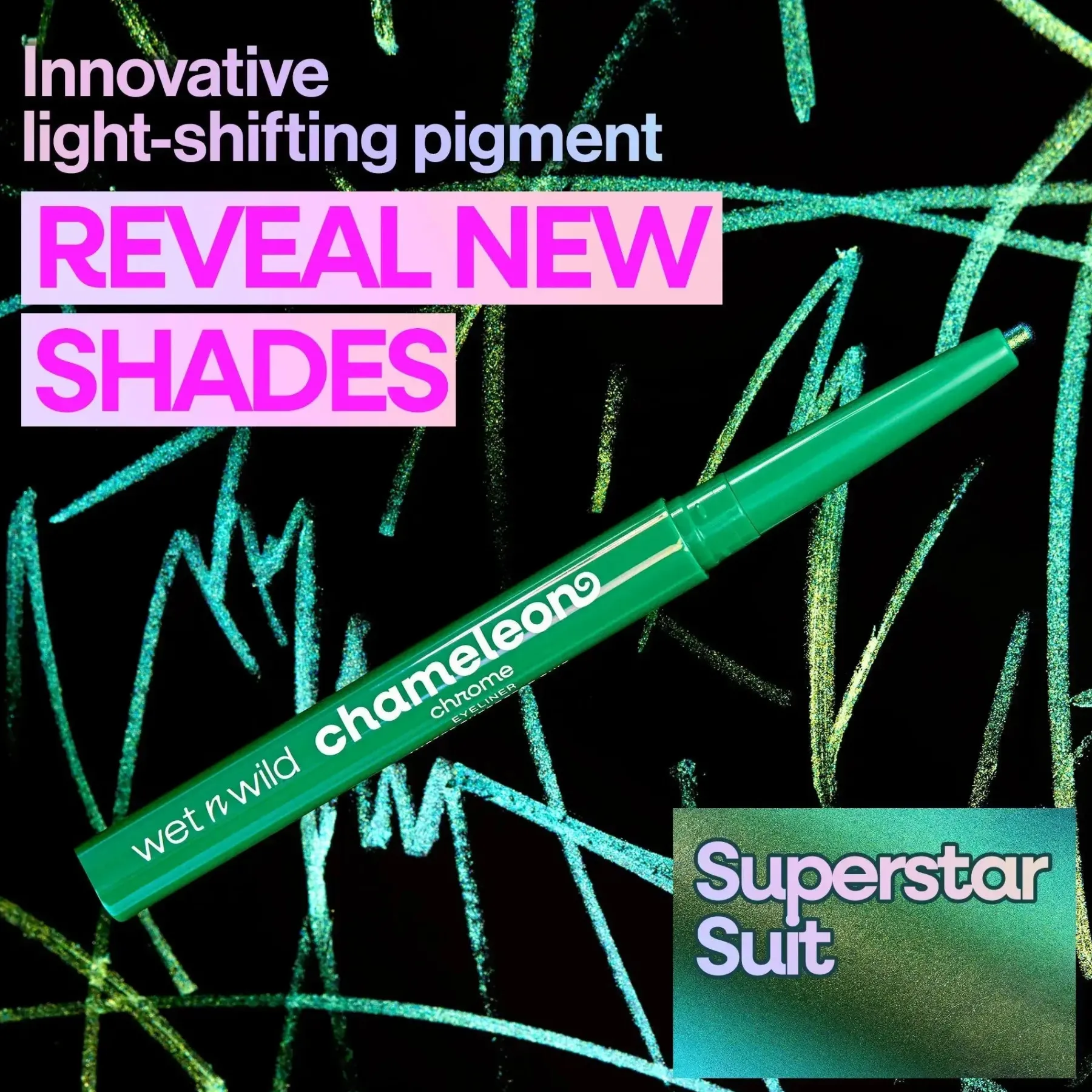Sale Chameleon Chrome Eyeliner Superstar Suit Vegan Eyeliner|Eyeliner