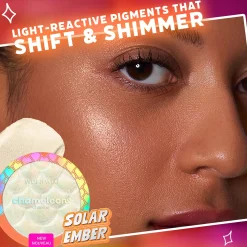 Best Chameleon Chrome Highlighter Solar Ember Highlighter|Vegan Highlighter