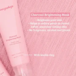 Outlet Charcoal Brightening Mask Clean Beauty|Vegan Pflege