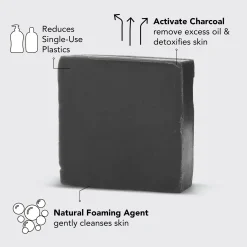 Charcoal Detoxifying Body Wash Bar Soap Bars|Duschgel