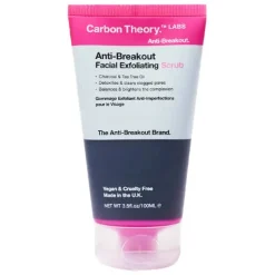 Best Charcoal & Tea Tree Oil Breakout Control Facial Exfoliating Scrub Vegan Pflege|Hautprobleme