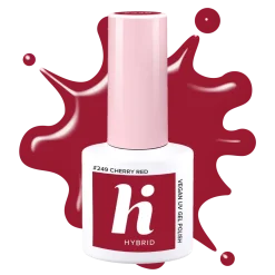 Best 249 Cherry Red UV Gel Polish Veganer Nagellack|5. Gellak