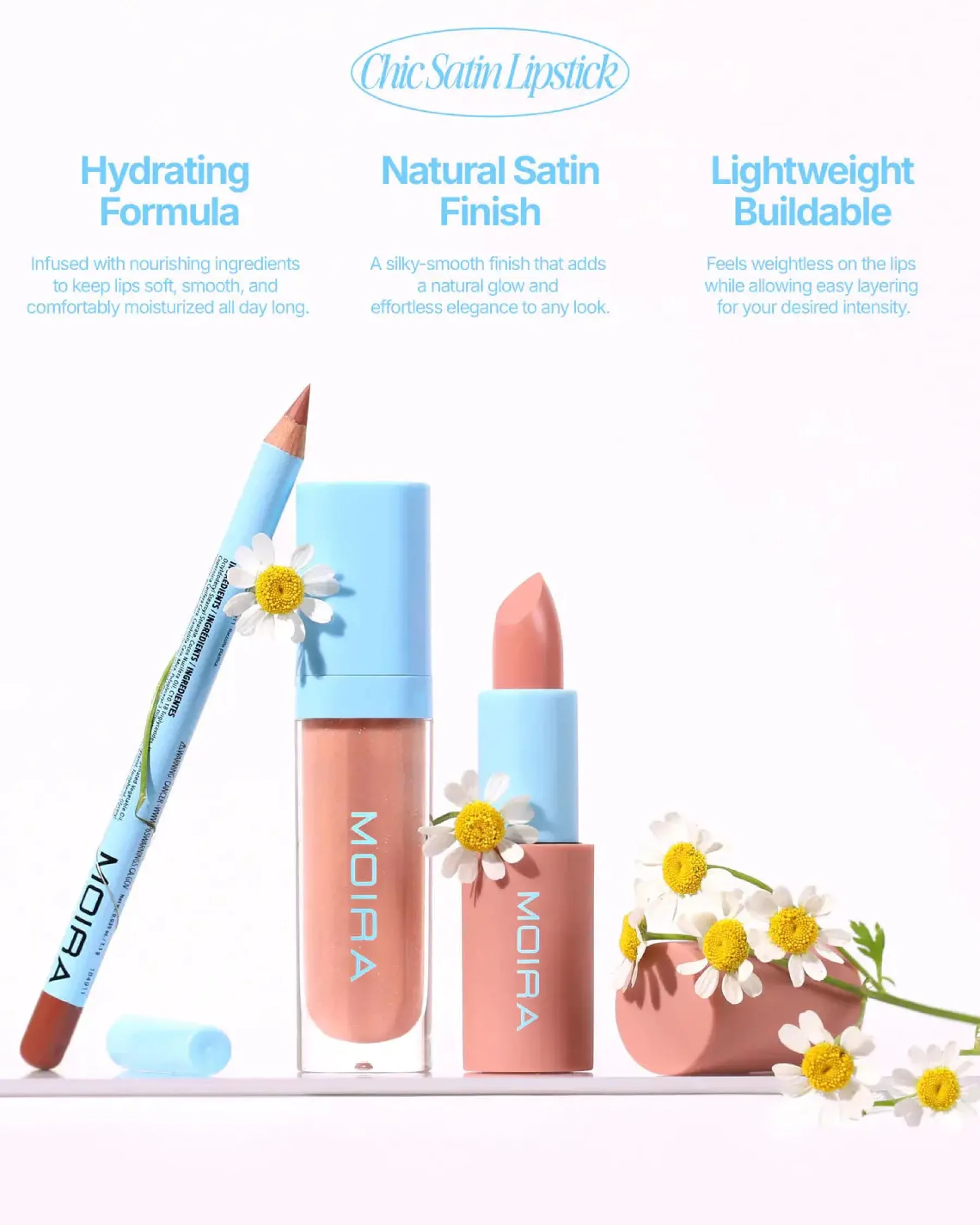 Chic Satin Lipstick 005 Modern Lippenstift|Veganer Lippenstifte